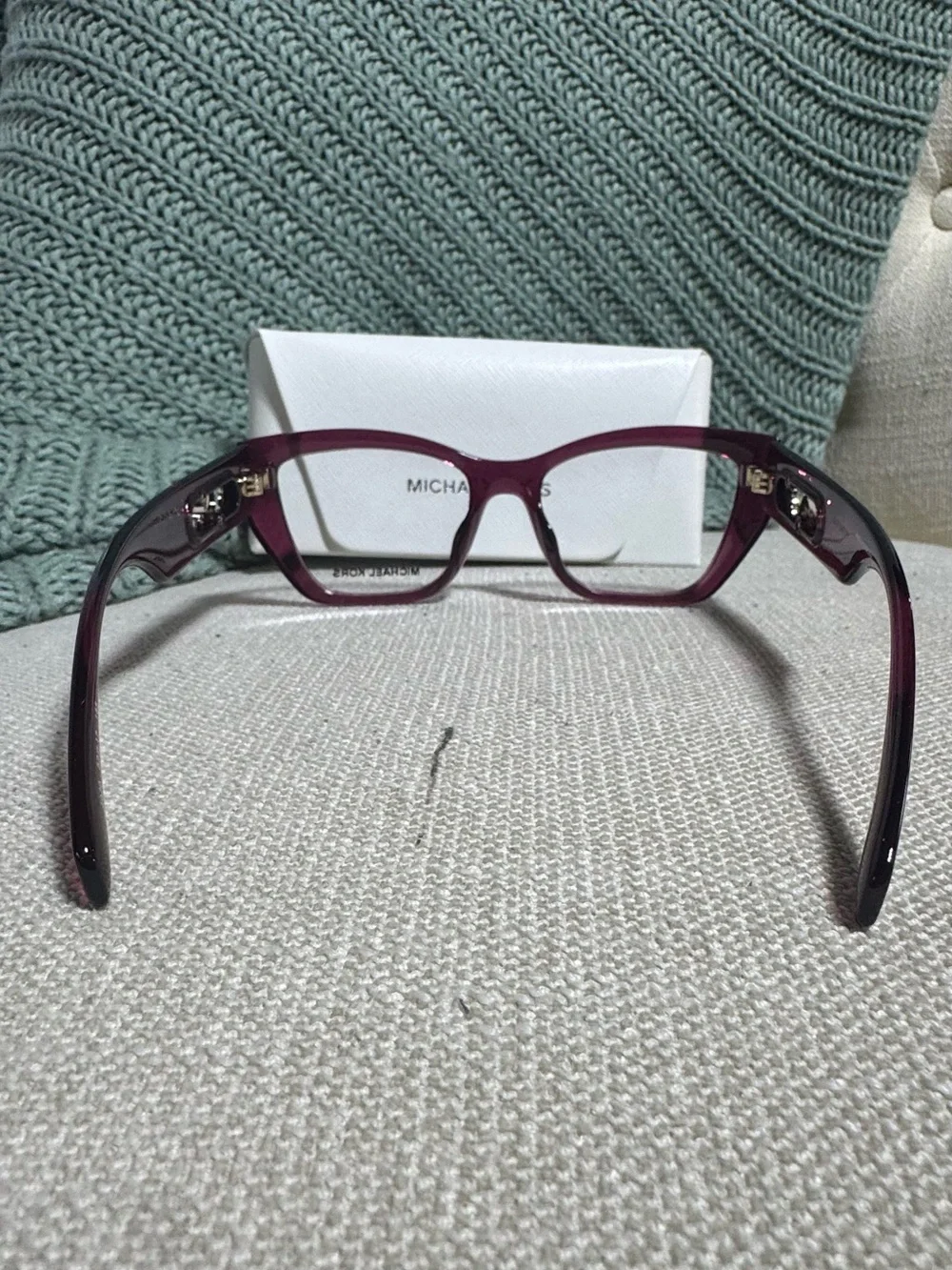 NWT Michael Kors Puglia Berry Transparent Glasses